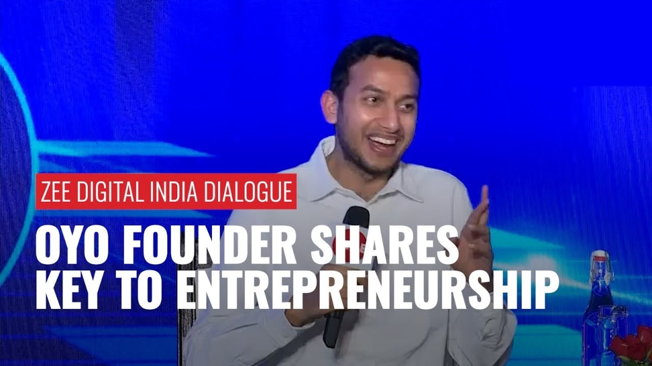 Zee Digital India Dialogue: OYO Founder Ritesh Agarwal Shares Key To Entrepreneurship In New India