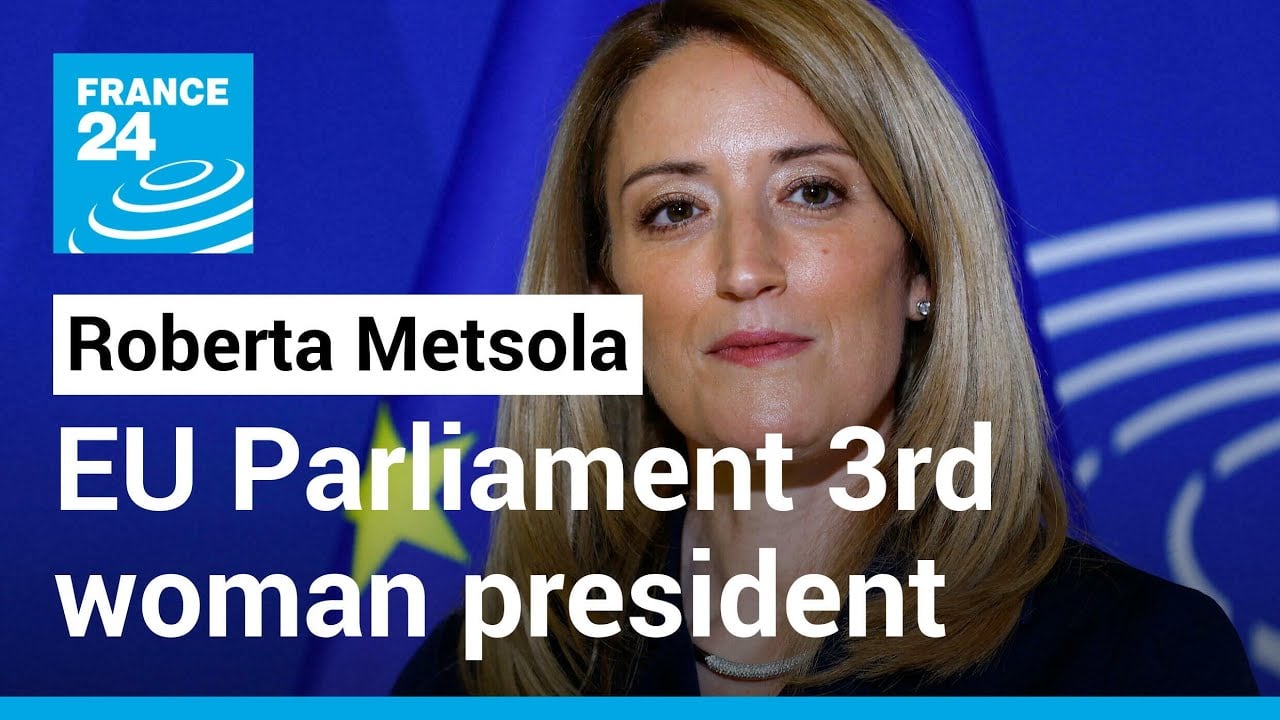 Malta’s Roberta Metsola set to become EU Parliament's third woman president • FRANCE 24 English