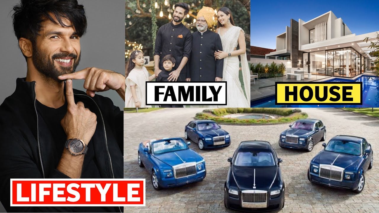Shahid Kapoor Lifestyle 2023, Income, Wife, Son, House, Car Collection, Family, Net Worth& Biography
