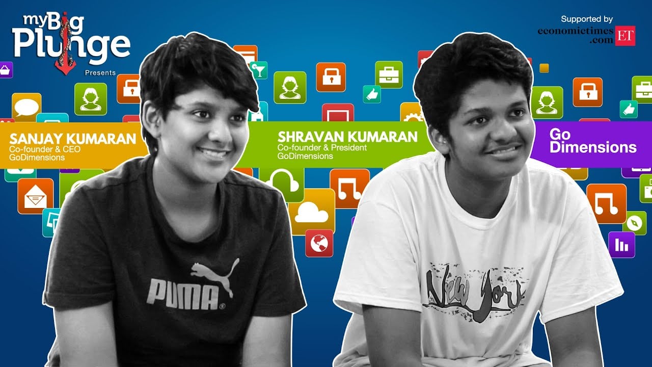My Big Plunge feat. Young Kumaran Brothers, Founders, Go Dimensions, powered by Economic Times