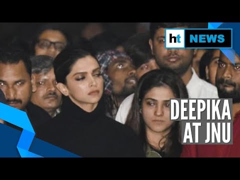 Watch: Deepika Padukone visits JNU to support students protesting violence
