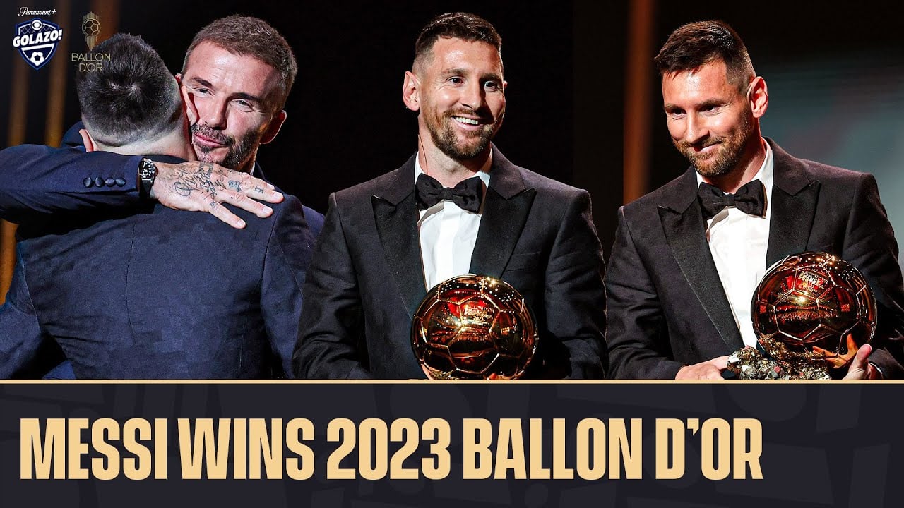LIONEL MESSI WINS HIS 8TH BALLON D’OR 🐐 | CBS Sports Golazo