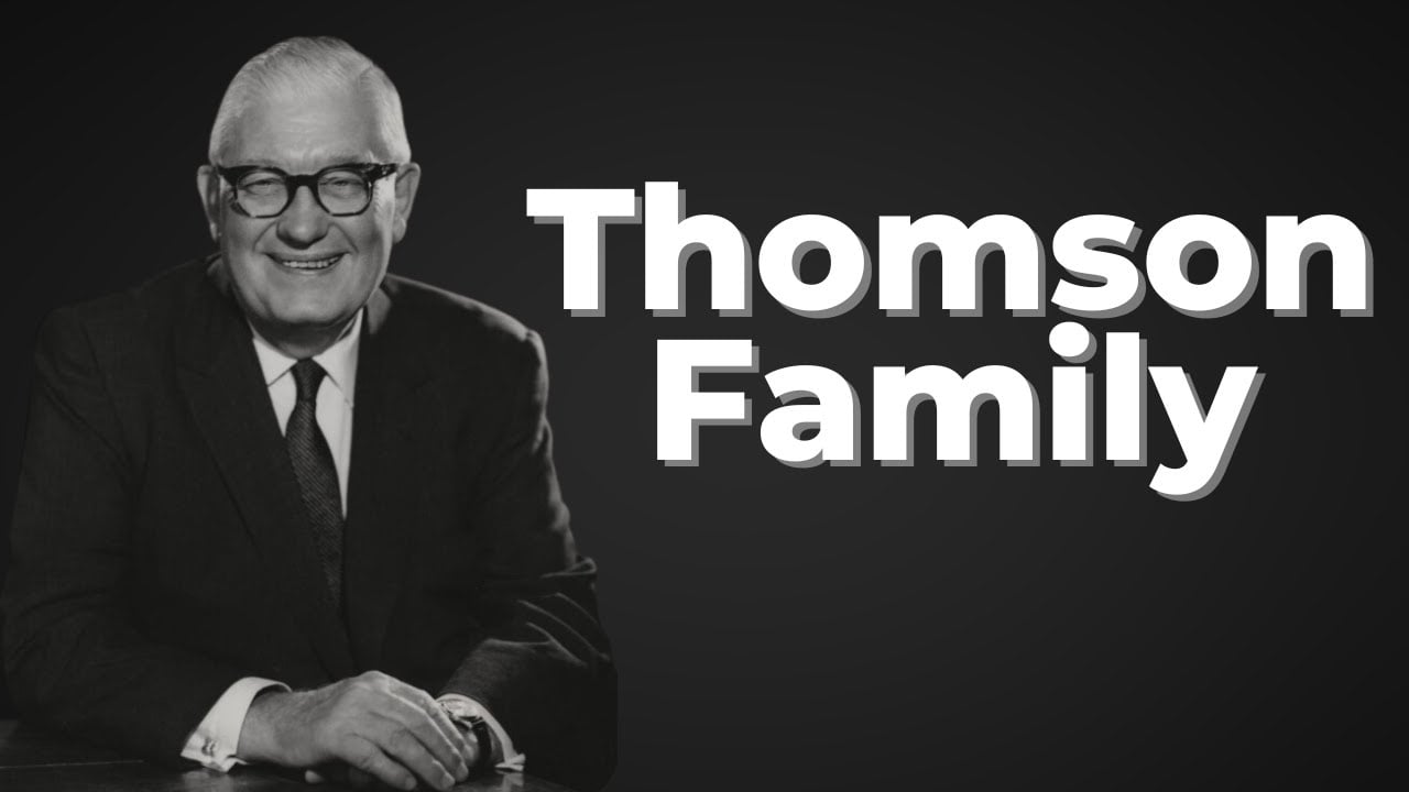Thomson Family Owns Reuters and the Family Fortune is Estimated at $7.8B