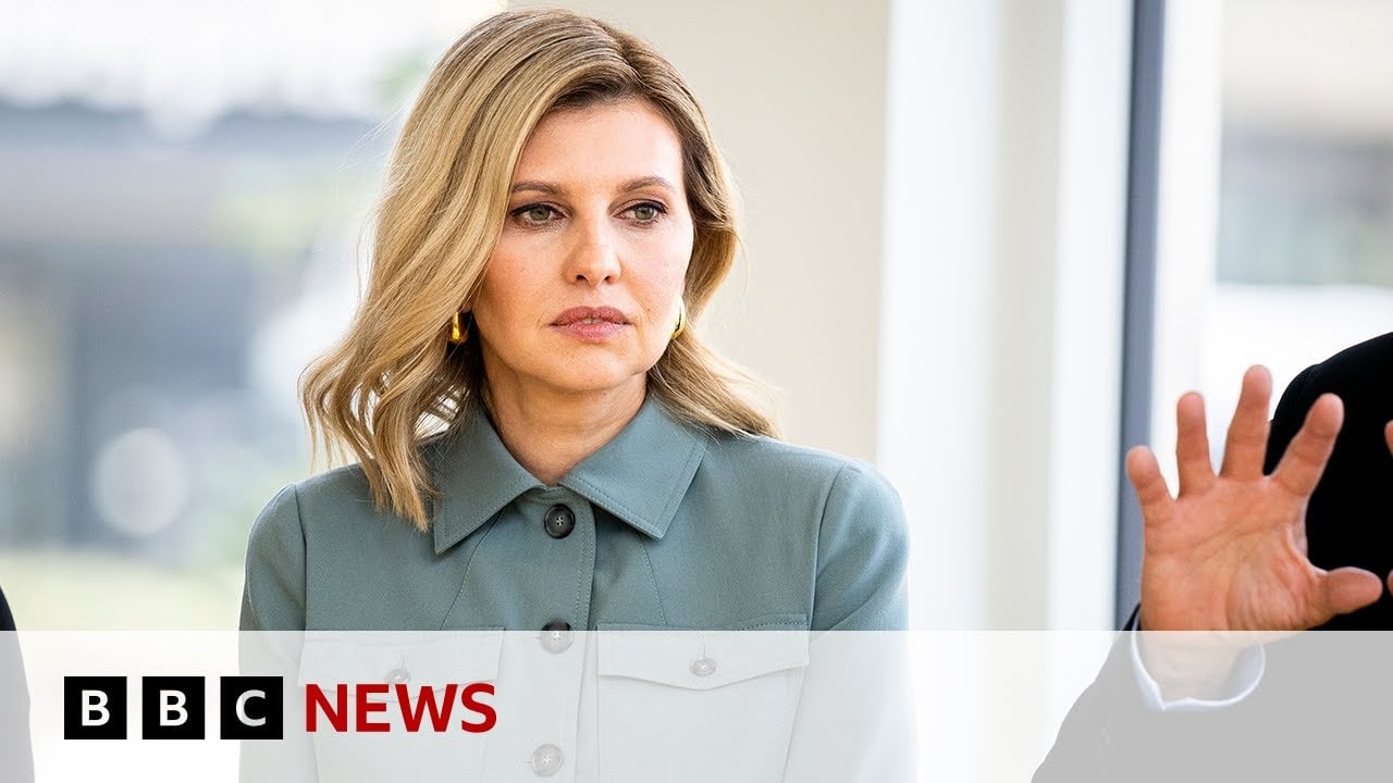 Ukraine's First Lady Olena Zelenska speaks about the war's impact on her family - BBC News