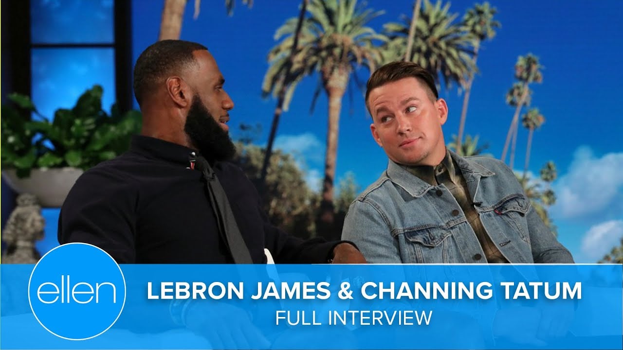 Lebron James and Channing Tatum on The Ellen Show (Full Interview) (Season 16)