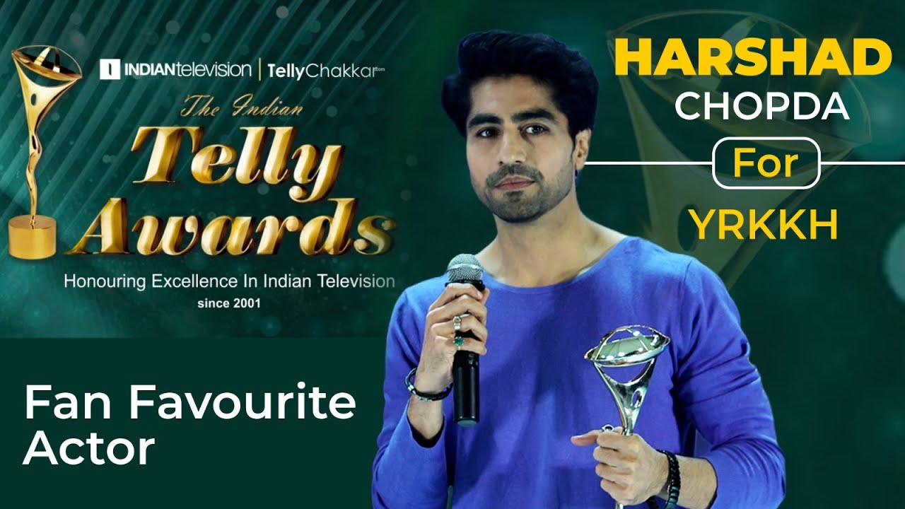 Harshad Chopda Wins Fans Favourite Actor For YRKKH | Indian Telly Awards 2023