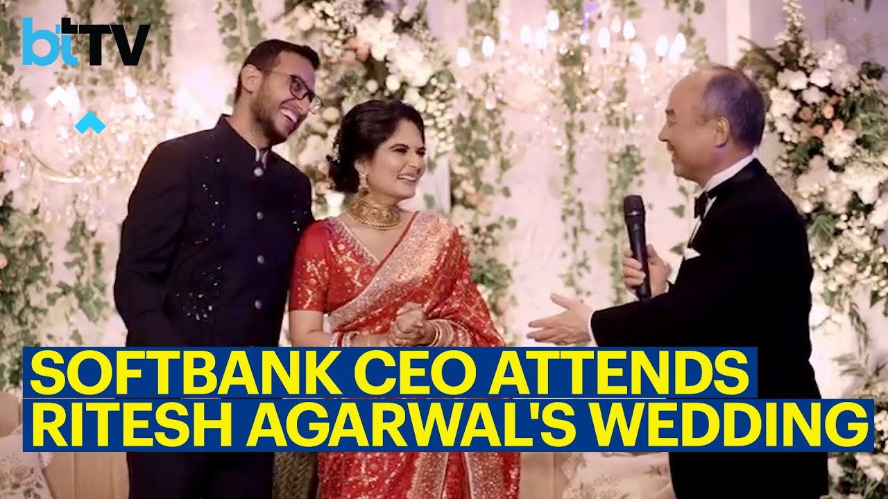 Oyo Founder's Wedding: Ritesh Agarwal Seeks Blessings Of SoftBank's Son