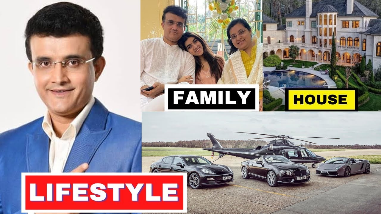 Sourav Ganguly Lifestyle 2022, House, Cars, Family, Biography, Net Worth, Records, Career & Income