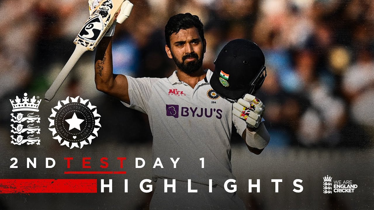 KL Rahul 127* at Stumps | England v India - Day 1 Highlights | 2nd LV= Insurance Test 2021