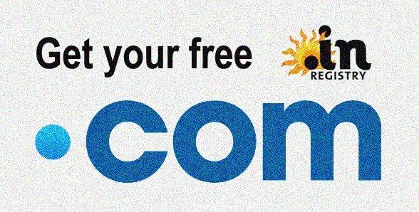 How to get a Free  com or  in Domain Website registered  - 18