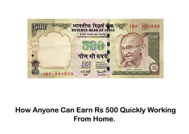 How to earn Rs 500 in 10 Minutes - 47