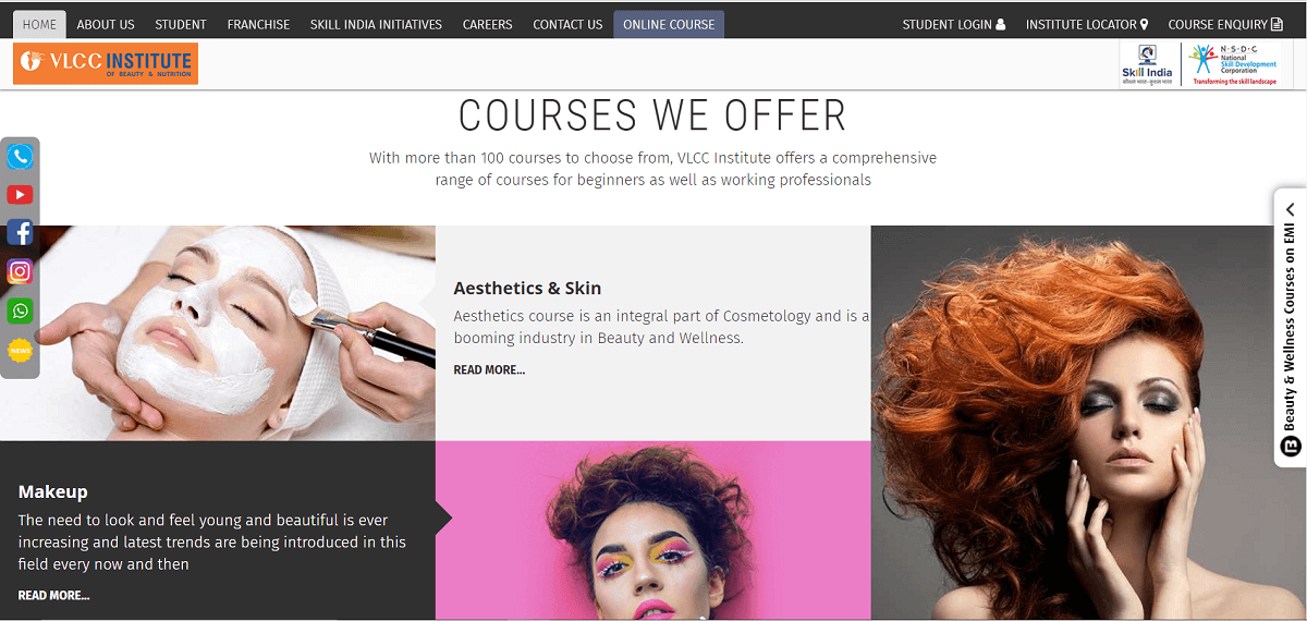 Vlcc | Top Makeup & Beautician Course in India with Fees