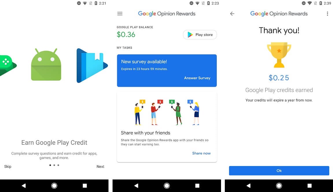 Google Opinion Rewards