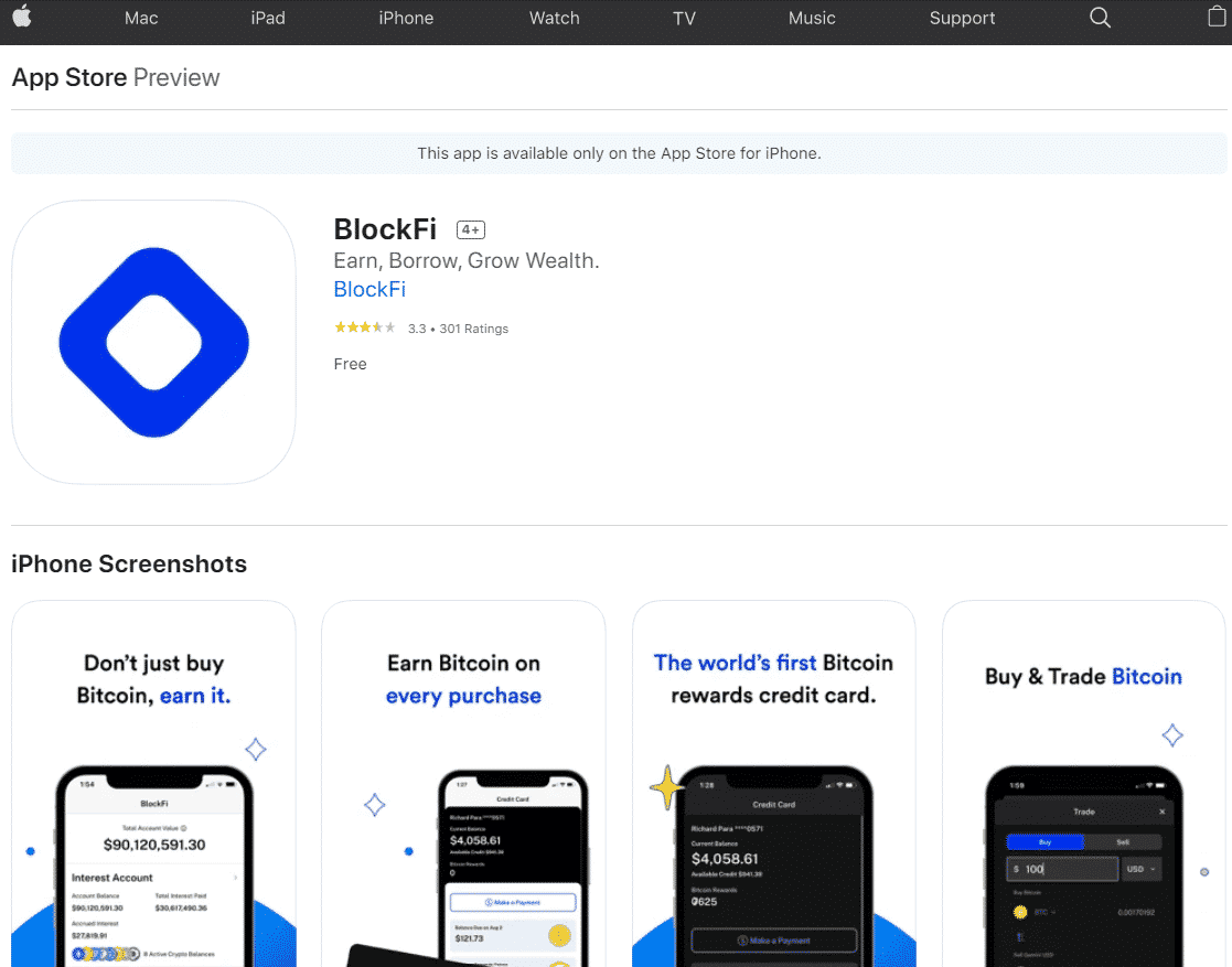 Block Fi on App Store | BlockFi Review: Is it legit or too risky?