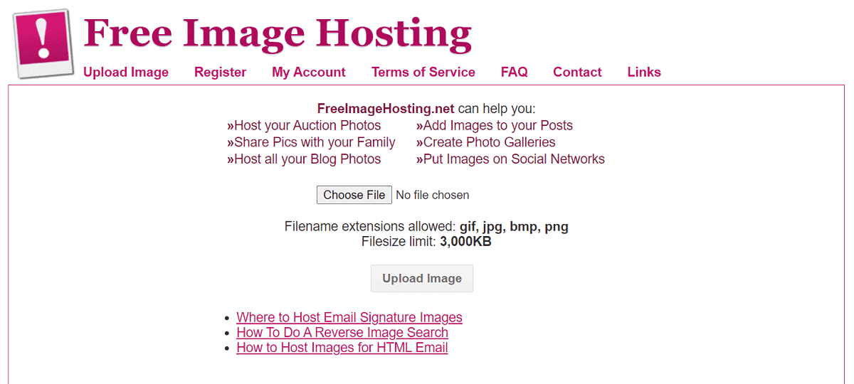 Free Image Hosting