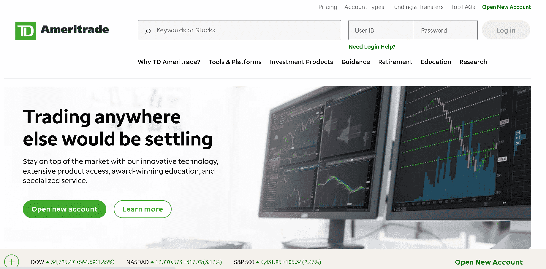 TDAmeritrade | Top Robinhood Alternatives