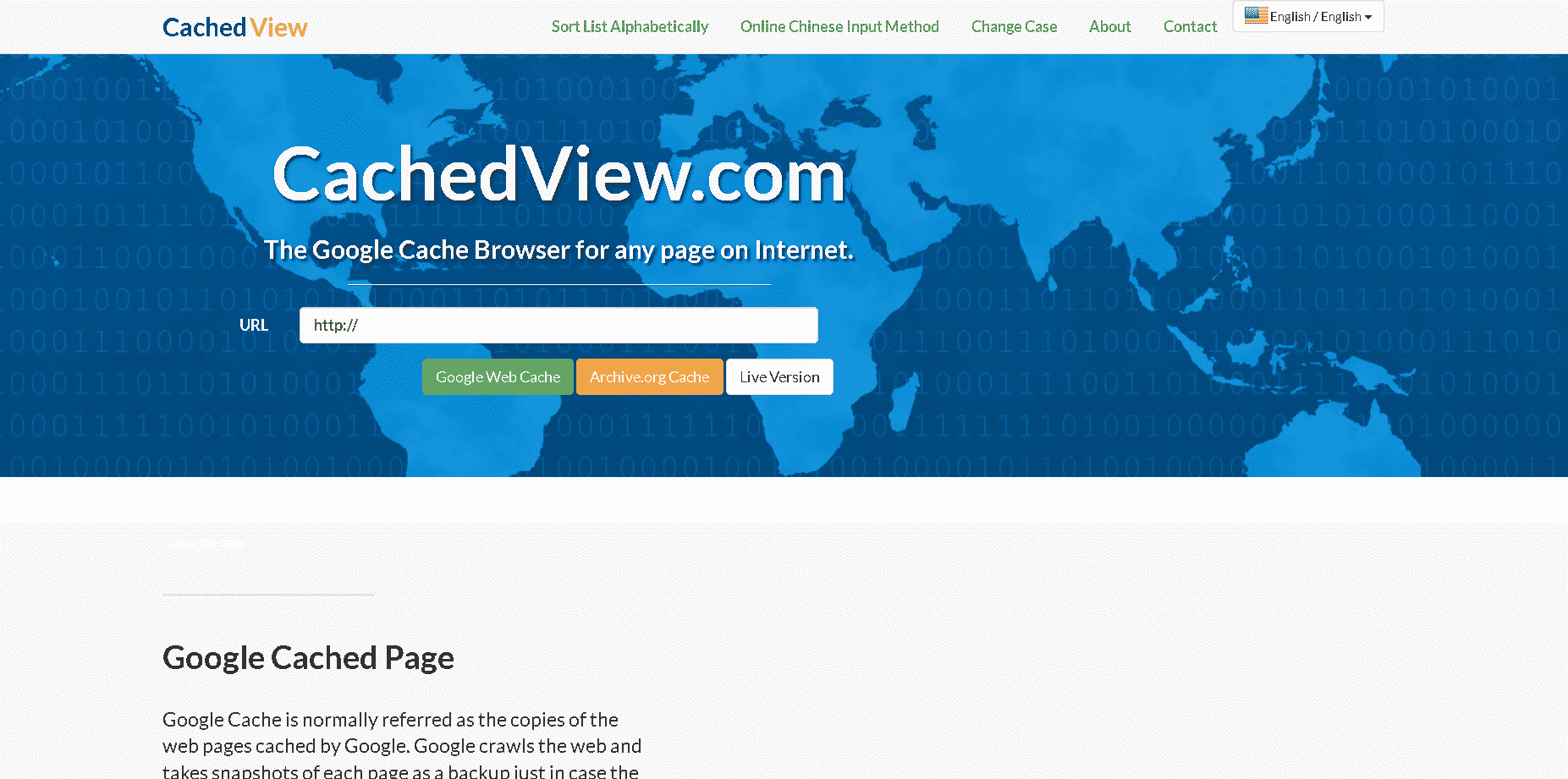 CachedView | Top Wayback Machine Alternatives