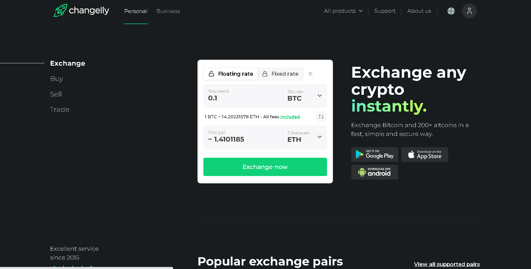 exchange crypto sans kyc