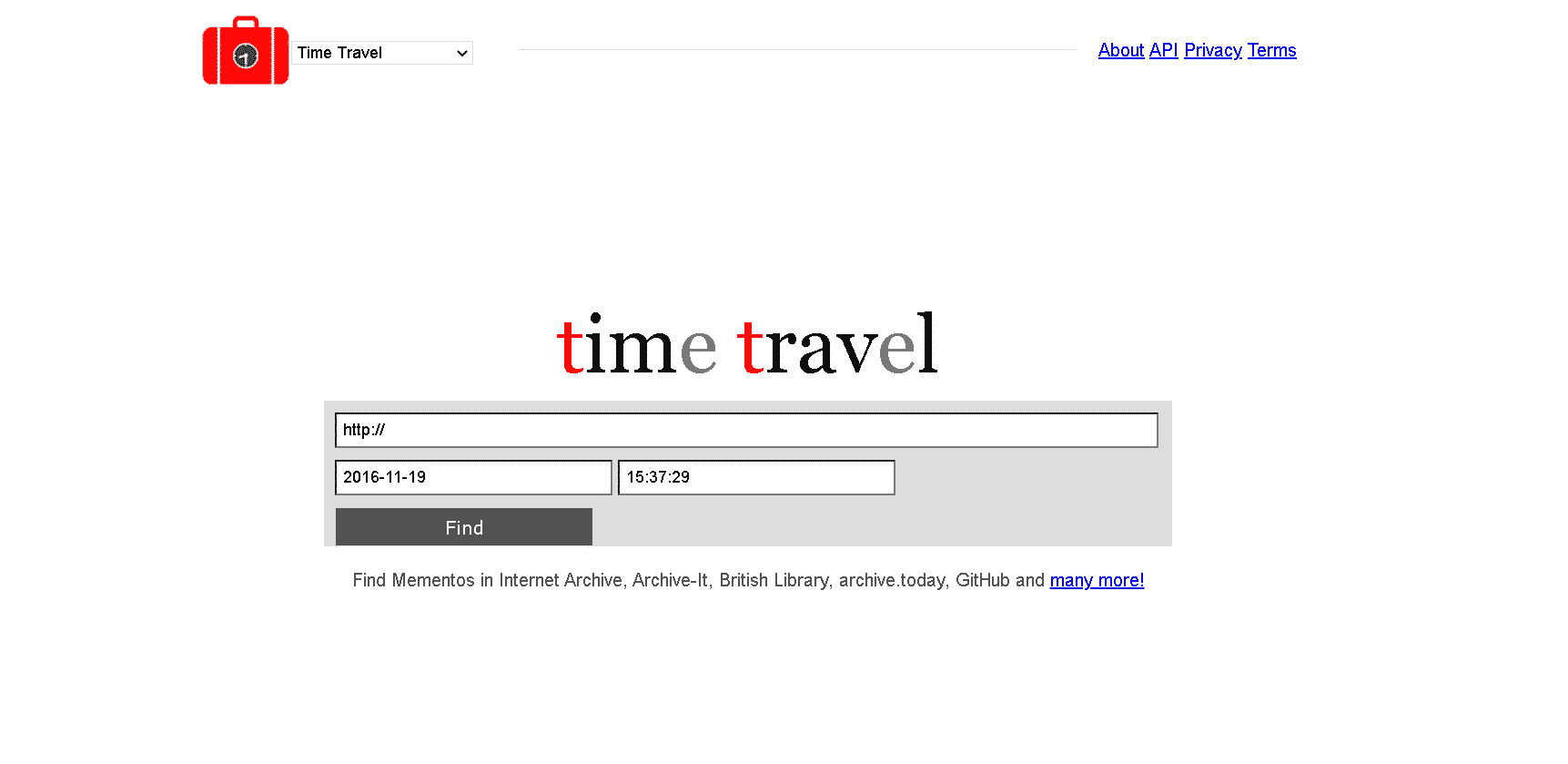 Time Travel | Best Wayback Machine Alternatives