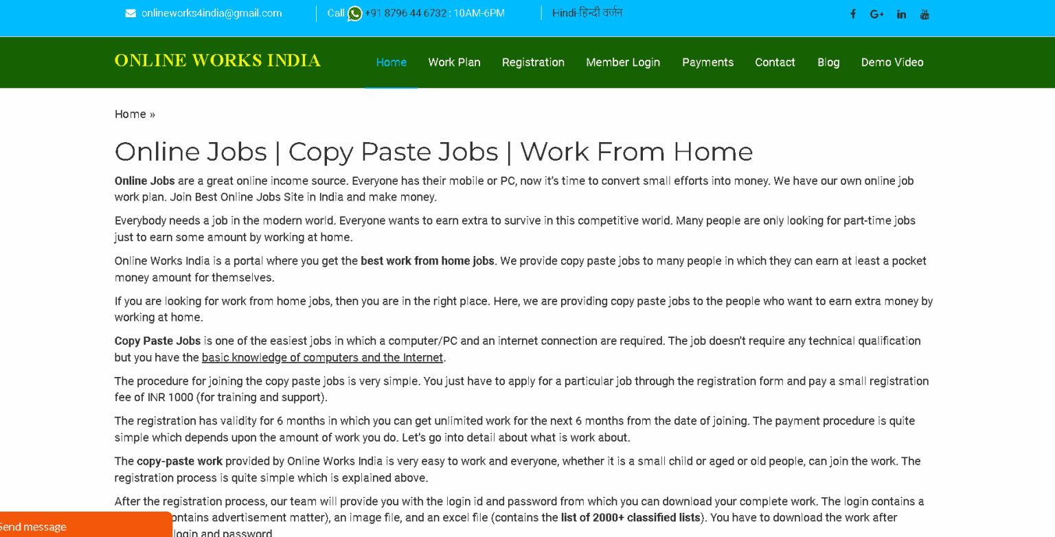 13 Copy Paste Jobs Online Without Investment