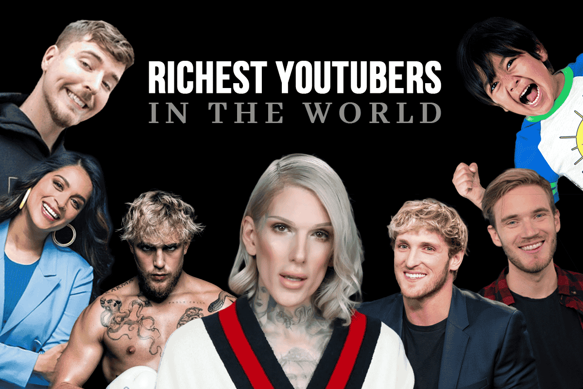 50 Richest YouTubers in the World With Net Worth 2024 Moneymint