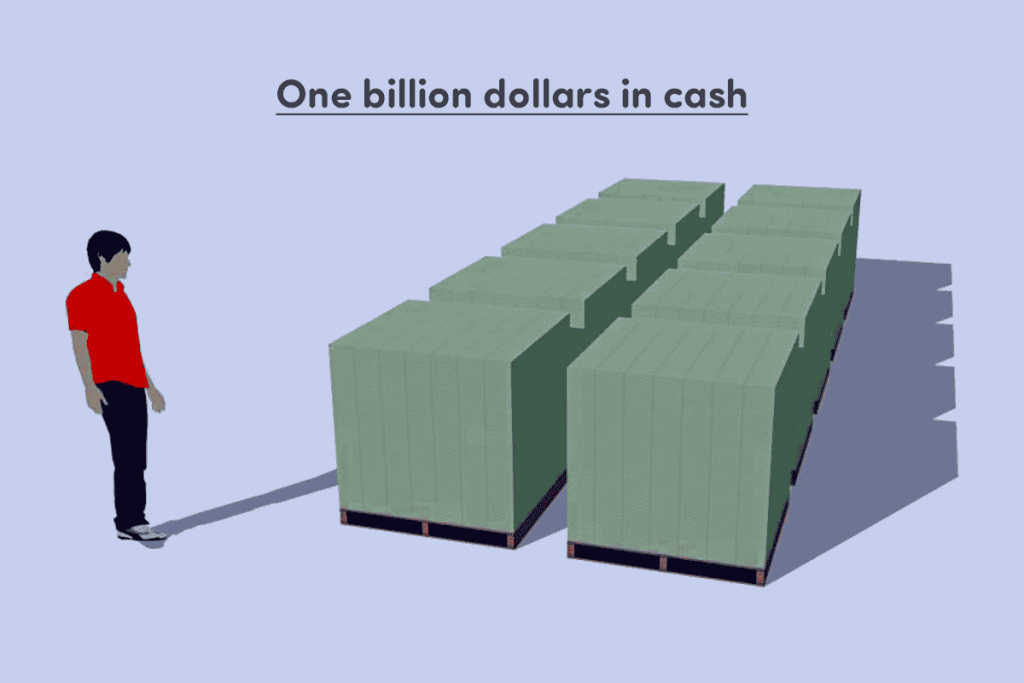 1 billion dollars cash