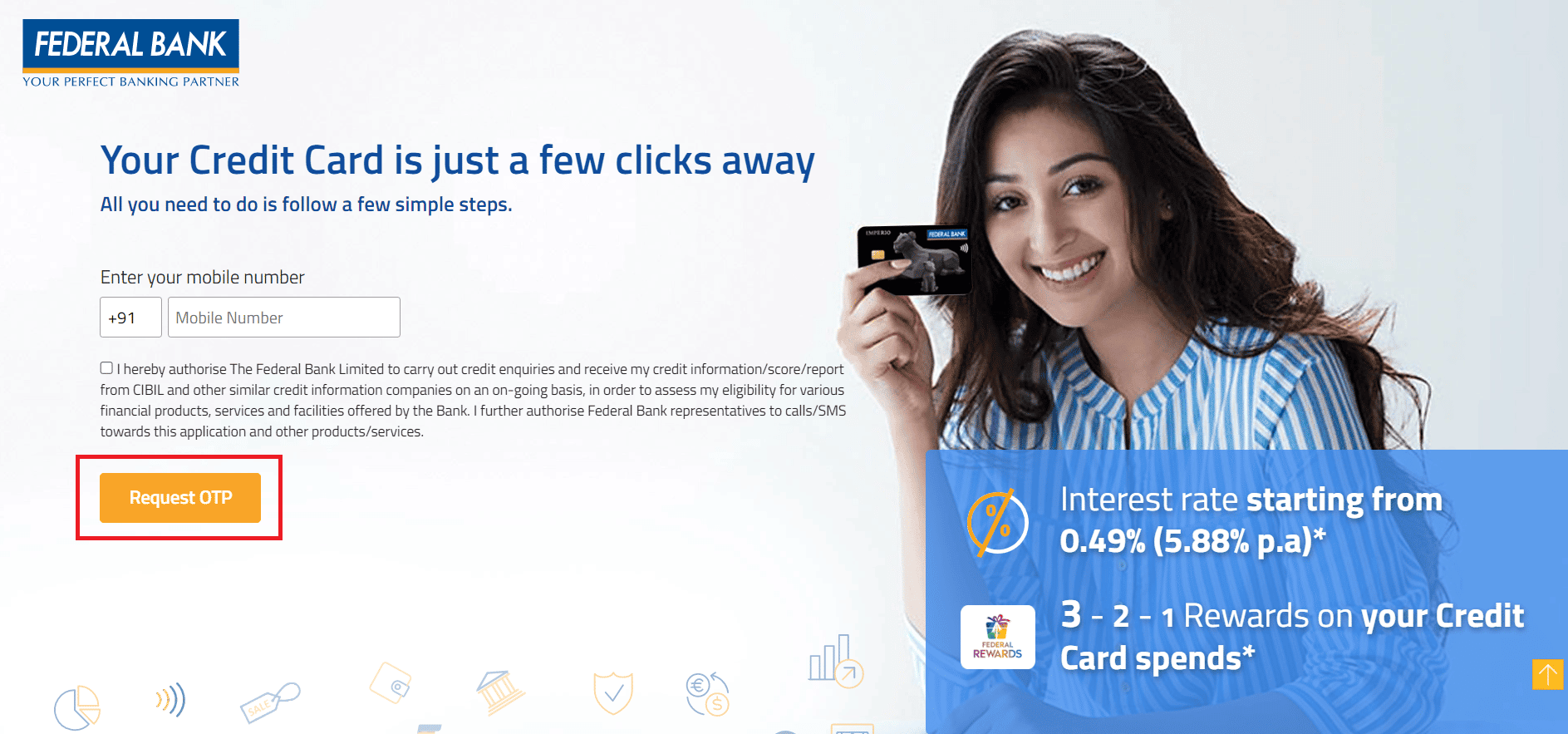 Federal Bank Credit Card Apply Process in Hindi