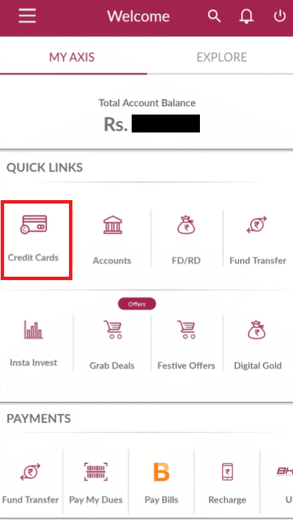 Axis Bank Credit Card Online Payment Guide - 64