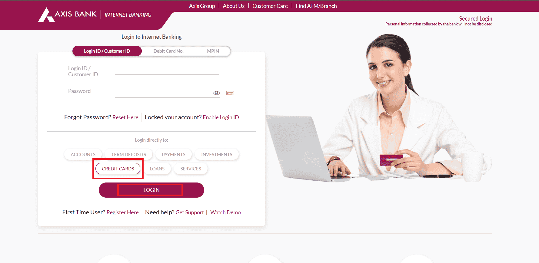 Axis Bank Credit Card Online Payment Guide - 47