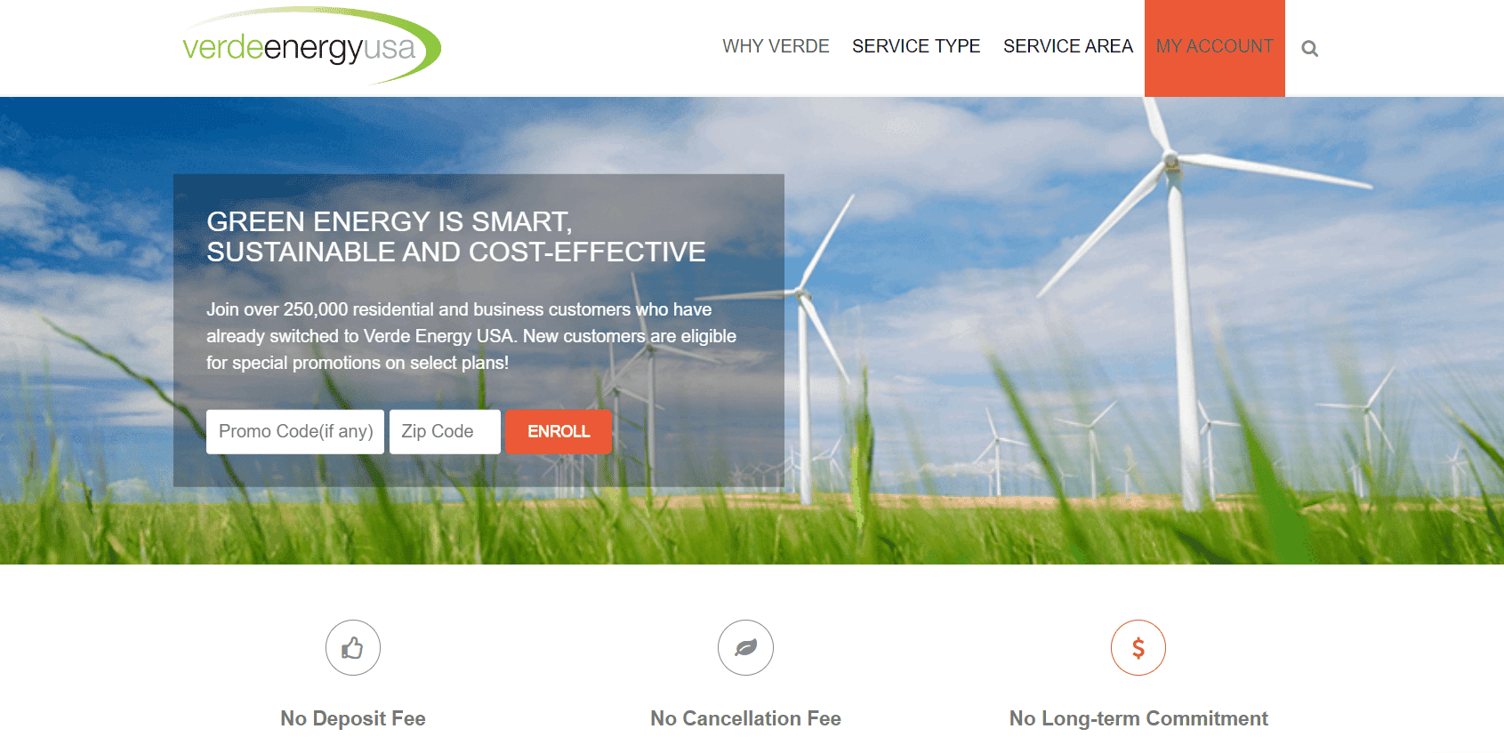 Verde Energy website