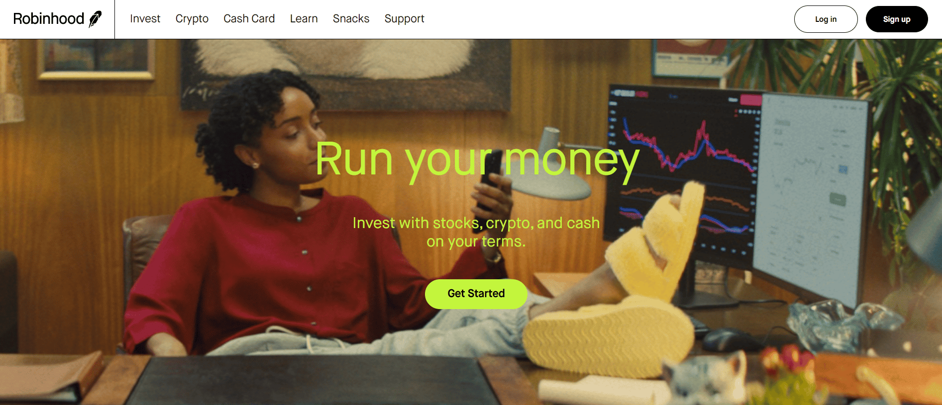 Robinhood website