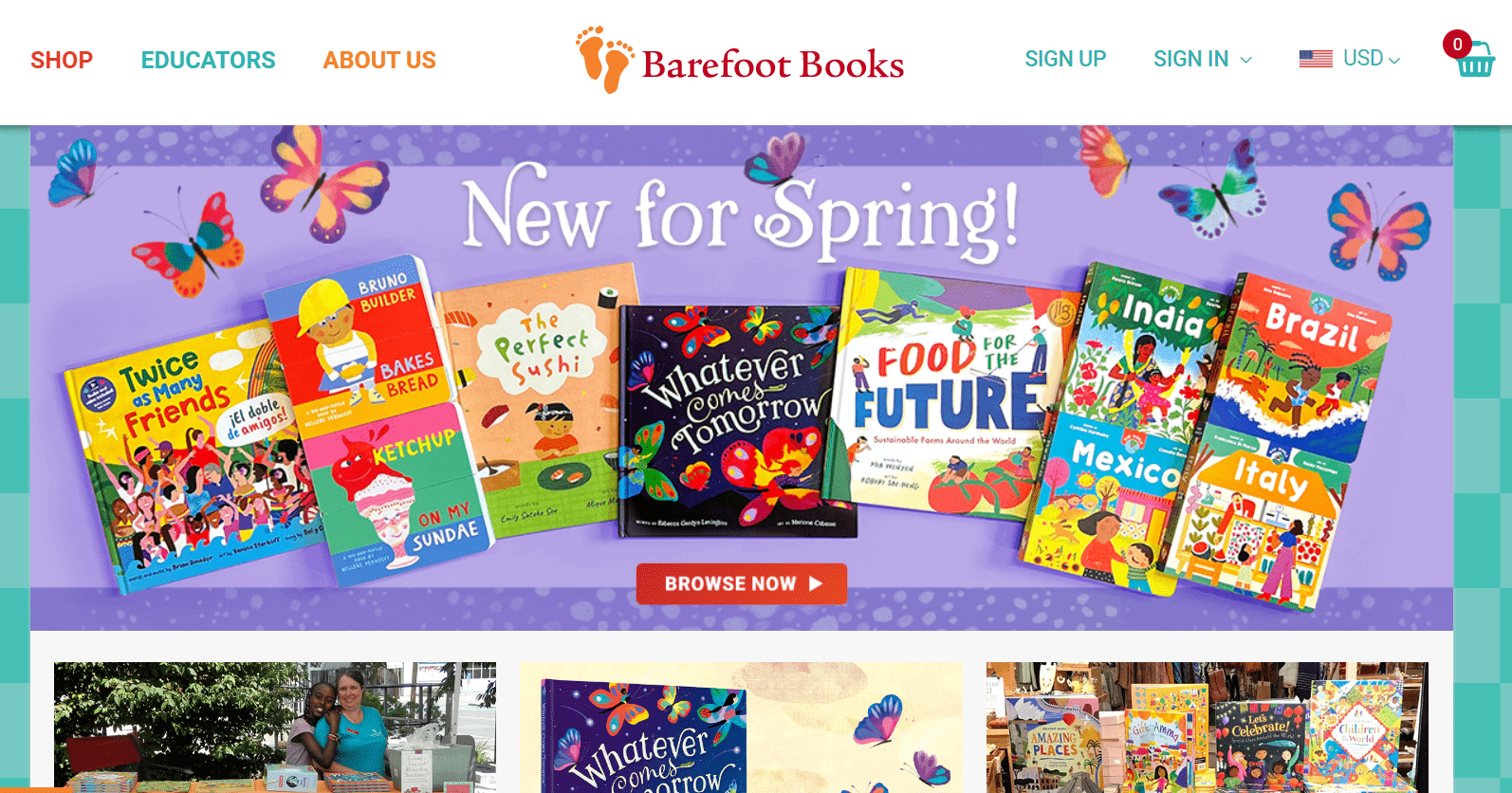 Barefoot Books website