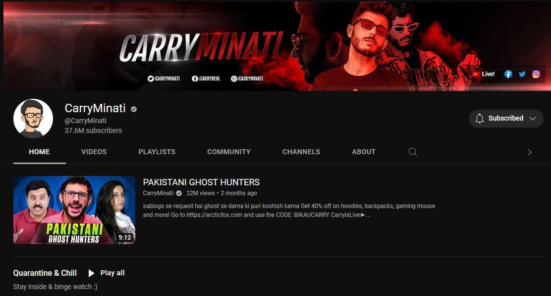 How Much Does CarryMinati Earn? Salary, Bio, Family 