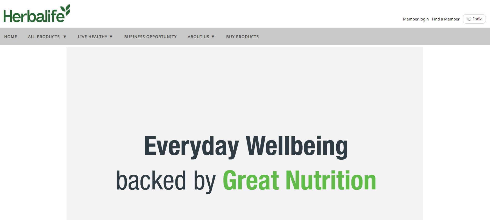 Herbalife website