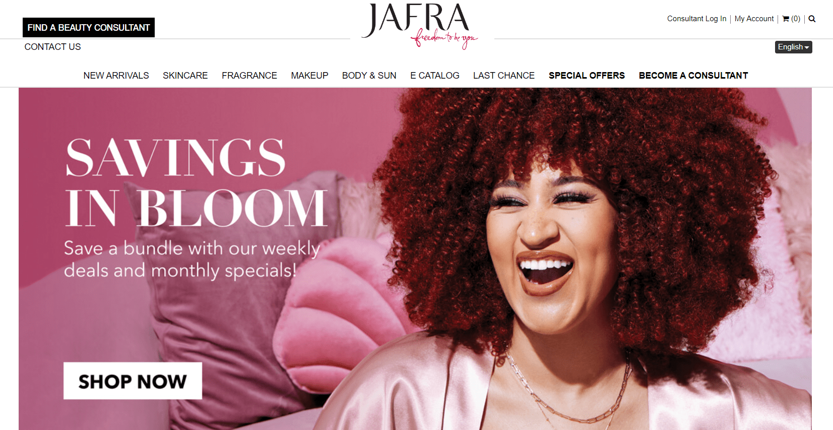 Jafra website