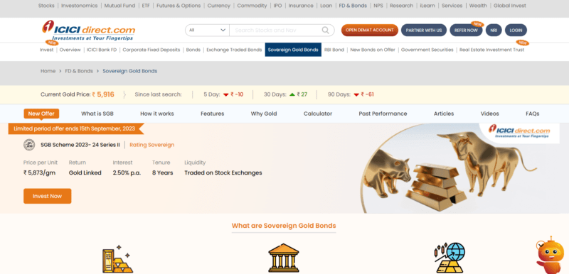 ICICI Direct gold