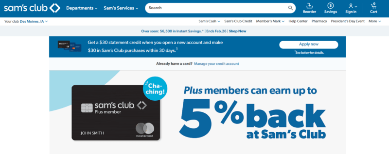 Sam’s Club Business Mastercard