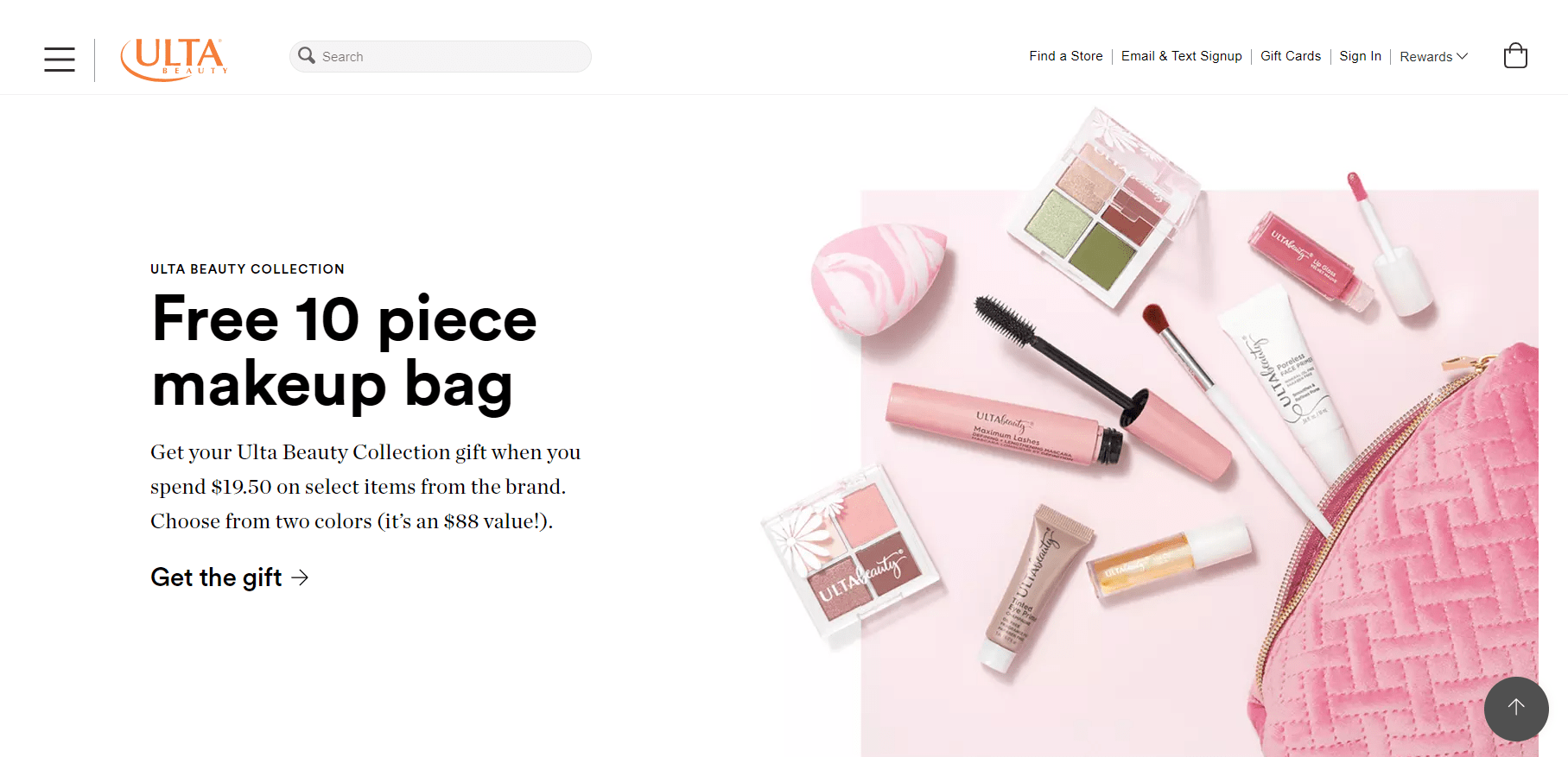 Ulta website
