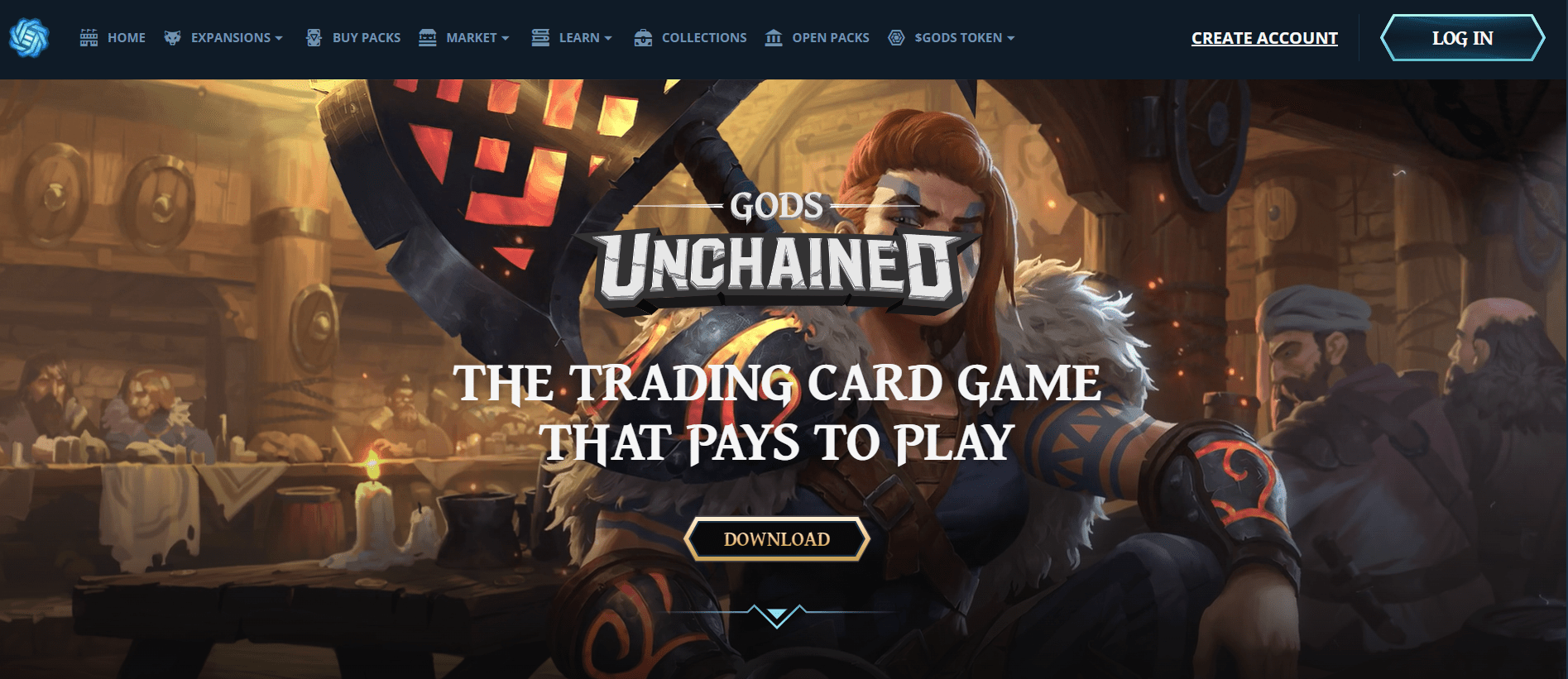 Gods Unchained Website