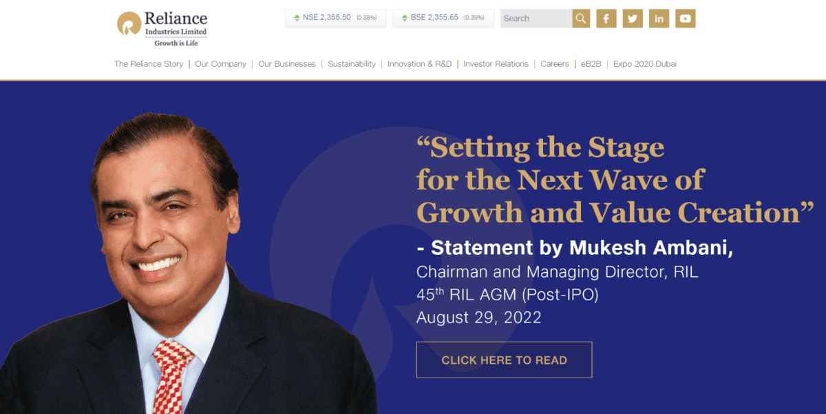 Reliance Net Worth, Share Price, Valuation