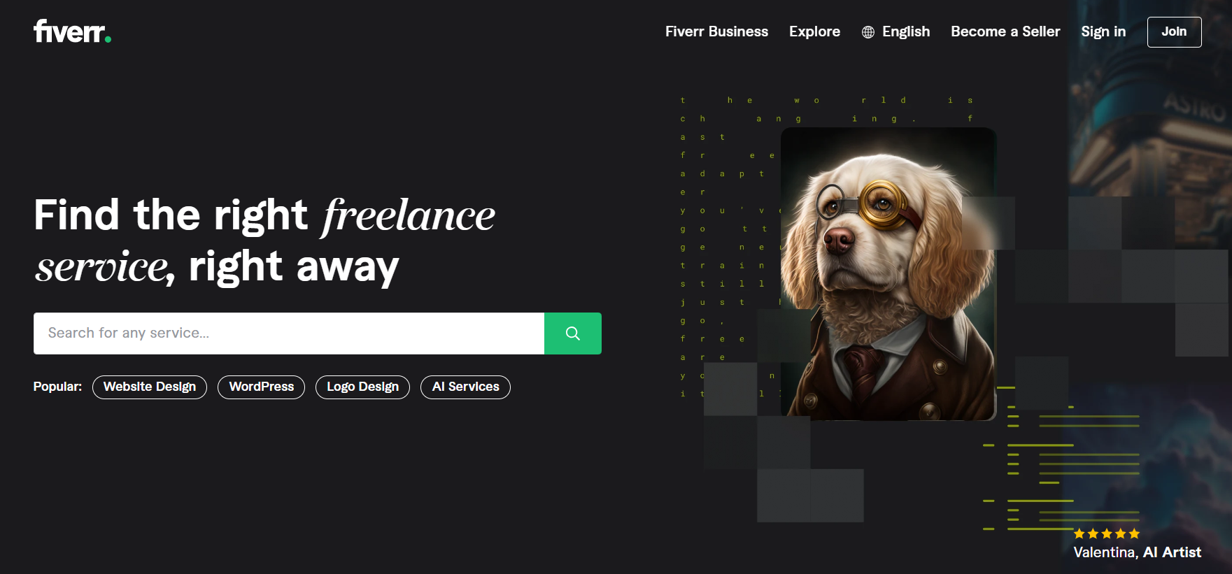 Fiverr Website