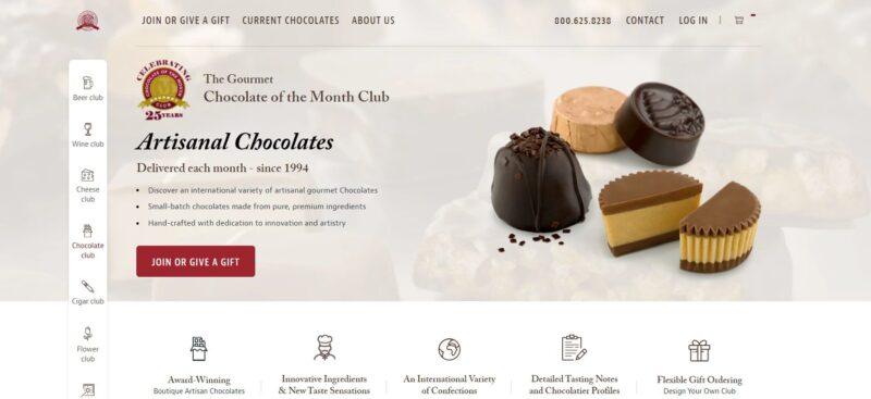 Gourmet Chocolate of the Month Club