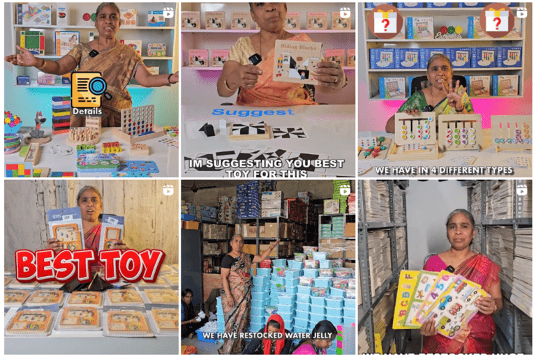 Mother Banu's tutorial videos on Extrokids toys