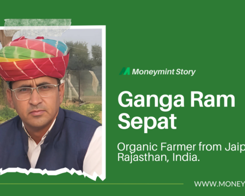 Organic farmer Ganga Ram Sepat from Jaipur