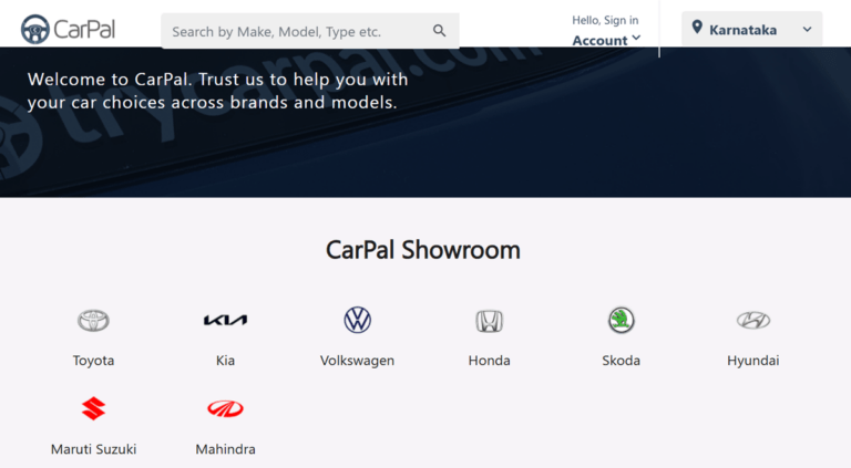 CarPal by Vignesh Ramakrishnan: Online New Car Dealership Platform Changing India's Car Buying Experience