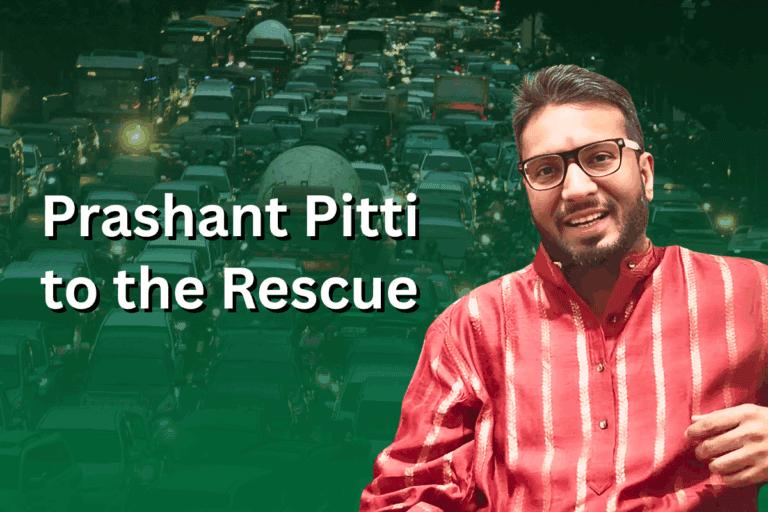 Got a Solution for Bengaluru Traffic? Prashant Pitti is Ready to Spend ₹1 Crore on Your Idea