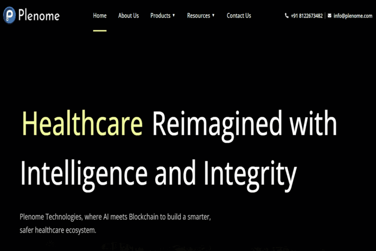 Plenome’s Wild Ride: From Brainiacs at IIT to Blockchain Ballers in Healthcare Plenome by Prof. Prabhu Rajagopal Vijayaraja and Anirudh 